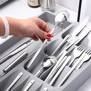 Amazon Faridabio Silverware Organizer Storage Tray Cutlery