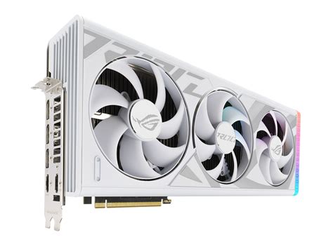 ASUS ROG Strix GeForce RTX 4080 White OC Edition Gaming Graphics Card