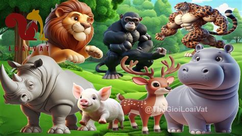 Learn Animal Sounds Moo Cow Song Learn Animals Thế Giới Loài Vật