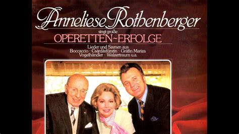 Anneliese Rothenberger singt große Operetten Erfolge YouTube