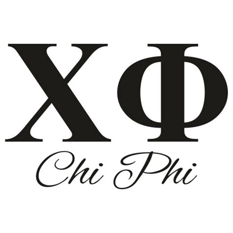 Chi Phi Black Svg Chi Phi Fraternity Vector File Chi Phi Logo Svg