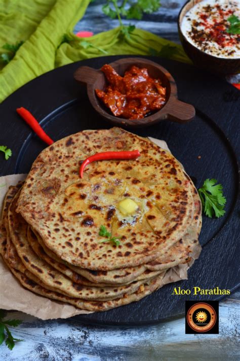 Aloo Parathas Punjabi Aloo Paratha Dhaba Style Aloo Ka Paratha