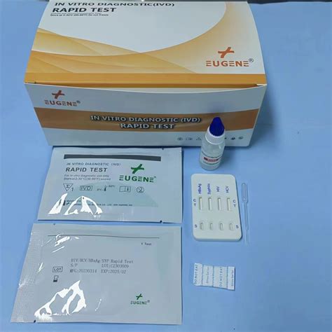 Home Self Test HIV HCV Hbsag Syp Combo Rapid Test Ivd Serum Plasma