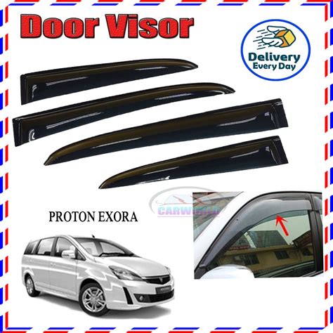 Proton Exora Air Press Injec Window Door Visor 1 Set 4 Pcs Shopee