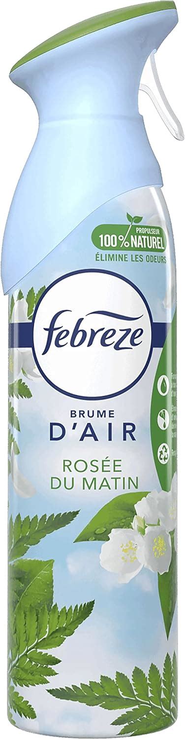 Febreze Rosée Du Matin Aérosol Désodorisant 300 ml Gaz Propulseur 100