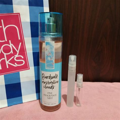 Bath And Body Works Boardwalk Marshmallow Clouds Mist Decant Takal