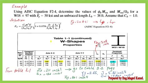 Civil 120 17 Lateral Torsional Buckling For A Beam At Zone 3 F E Exam Review Arabic Youtube