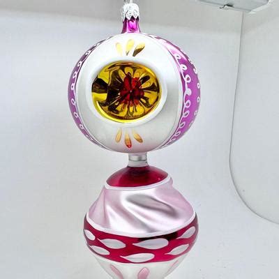 Christopher Radko Ball Drop Handblown Glass Ornament Estatesales Org