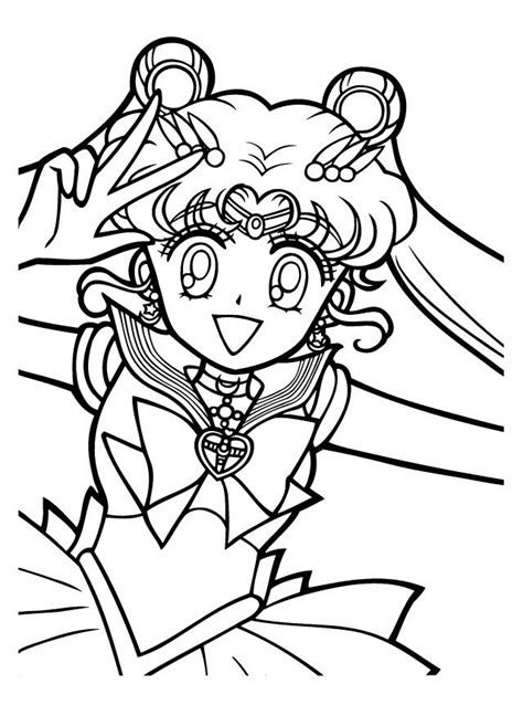 Mewarnai Sailor Moon - Mewarnai Gambar
