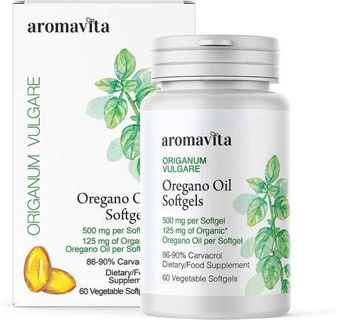 Amazon AROMAVITA Aceite de orégano 86 90 Carvacrol Soporte