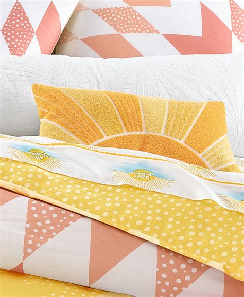 Whim By Martha Stewart Sunburst 2 Pc Reversible Twin Comforter Set Created For Macys Macys