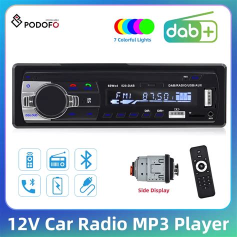 Podonuremberg Din Autoradio St R O Dab Num Rique Bluetooth Lecteur Mp