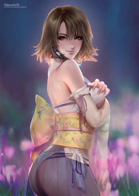 Yuna Pinup By Heheneko Hentai Foundry