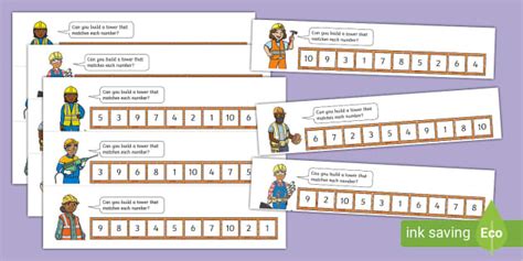 Counting With Cubes 1 10 Activity Teacher Made