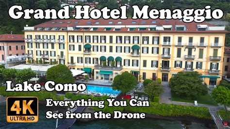 Grand Hotel Menaggio Lake Como Italy From Drone In 4K YouTube