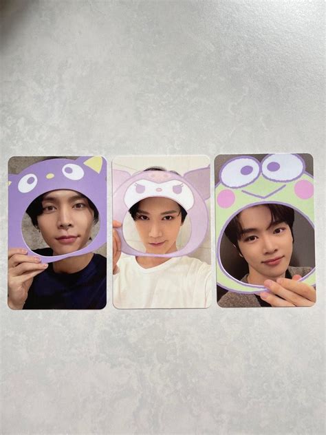 Wts Nct 127 Wayv Johnny Ten Sungchan Sanrio Trading Card Ver B Selfie