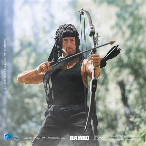 John Rambo Figurine Hiya Toys Rambo 2 First Blood