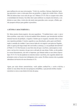 Caracter Sticas De Falsos Profetas Thomas Brooks Pdf