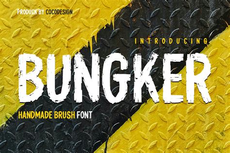 Bungker Font By Cocodesign Creative Fabrica