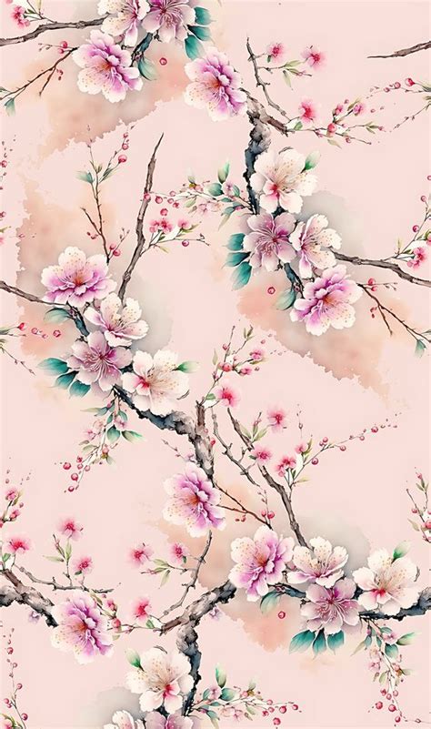 Pin By Mian Mudassar On Wallpaper In Watercolor Flowers Pattern