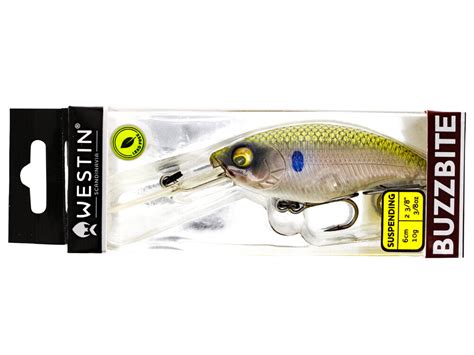 Westin BuzzBite Crankbait 4cm 4g Low Floating Lure Pike Trout NEW