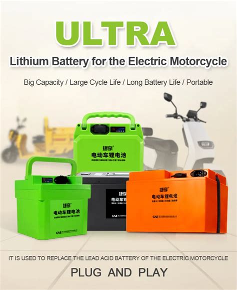 48 Volt Lithium Battery Electric Bicycle Motorcycle 40ah Tricycle E ...