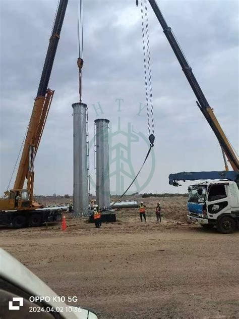Hot DIP Galvanized Steel Tube Pole Power Transmission Line Electricity Pylon Monopole Towers