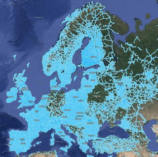 Available street views of Europe. : r/MapPorn