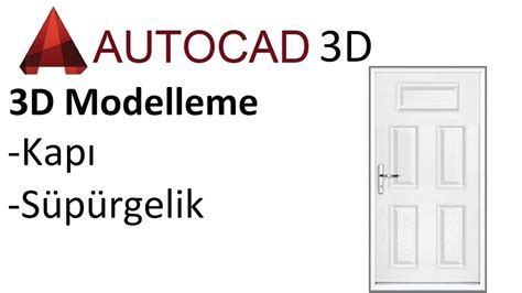 Autocad D Ders Kap Ve S P Rgelik Modelleme D Rotate Planer