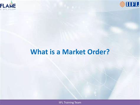 Equity Types of Orders | PPTX