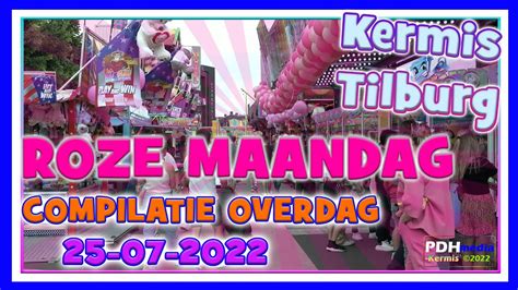 Kermis Tilburg Roze Maandag 2022 Compilatie Overdag 82 YouTube