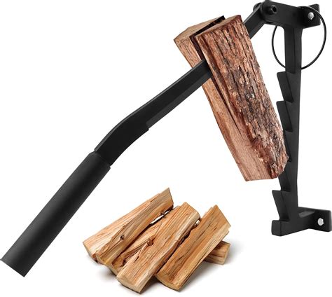 Xverycan Wall Mounted Kindling Splitter Heavy Duty Steel