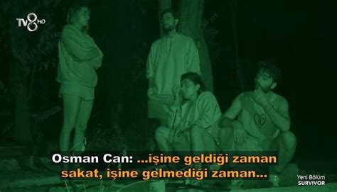 Survivor Te Nefise Ve Osman Can Dan Cansu Ya Olay Hareket Nefise