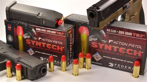 Review Federal Syntech Action Pistol Ammo An Nra Shooting Sports Journal