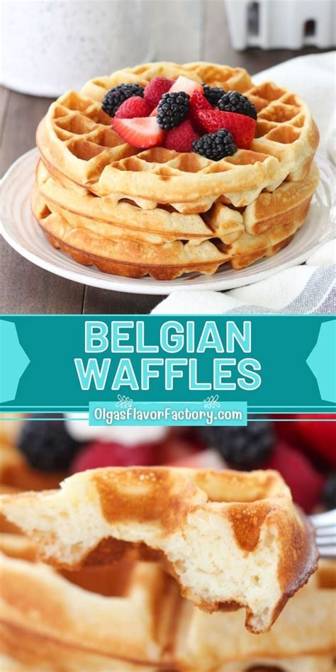 Belgian Waffles Recept