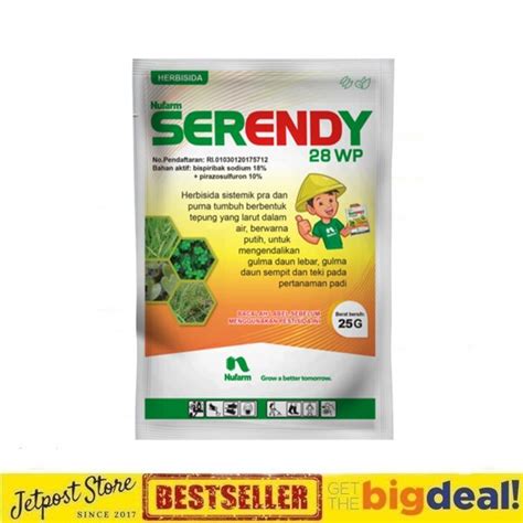 Jual Obat Pengendali Gulma Herbisida Nufarm Serendy Wp Gram Di