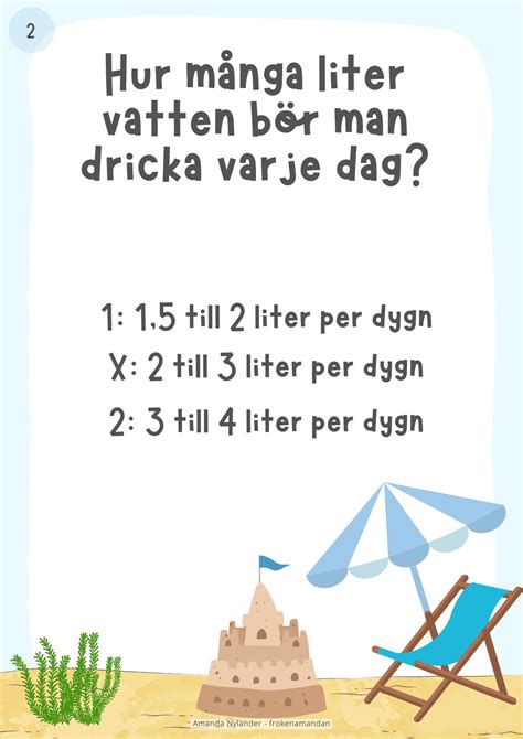 Tipspromenad 30 frågor Sommar Teach Academy