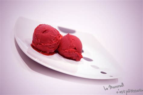 Sorbet Au Poivron Et La Framboise