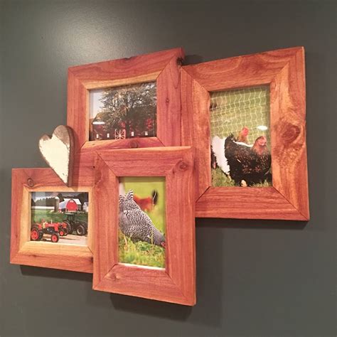 Barnwood Collage Frame Frame Collage Rustic Farmhouse Etsy