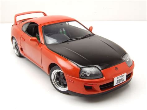 Modellauto Toyota Supra Mk4 A80 Streetfighter 1993 Orange 1 18 Solido