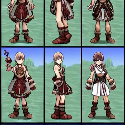 Sprite Sheet Of Ragnarok Online Mmorpg Character Stable Diffusion