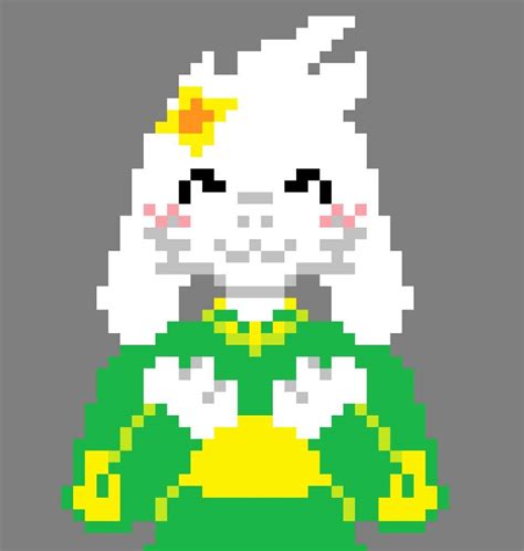 Rainbowtale Asriel Sprite Pixel Art Maker Images And Photos Finder