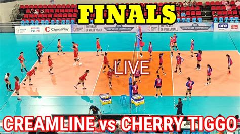 FINALS Both Teams Present Na Sa Arena Creamline And Cherry Tiggo