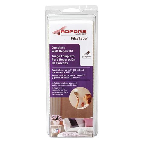 Adfors Wall Repair Kit 6 In X 6 In Clamshell Pack White Fdw8239 U Zoro