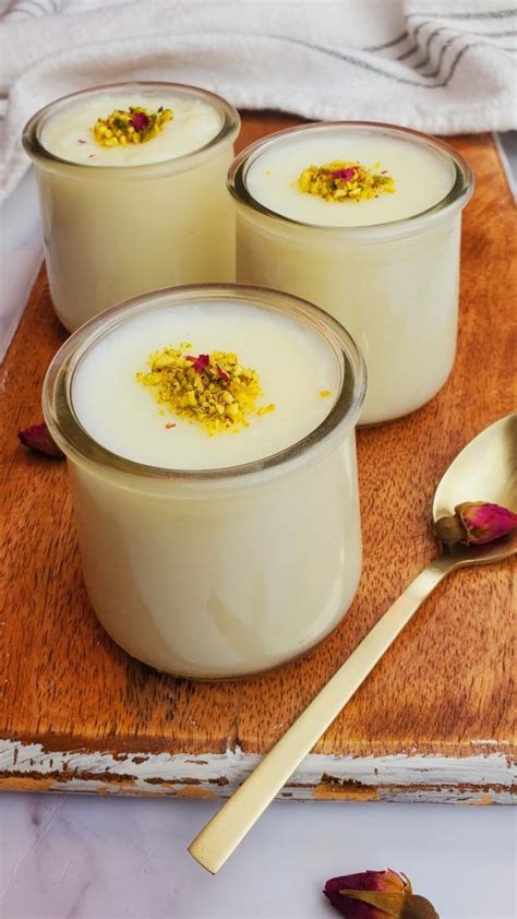 Mahalabia Lebanese Milk Pudding Salt Sweet Recipe Eid Dessert