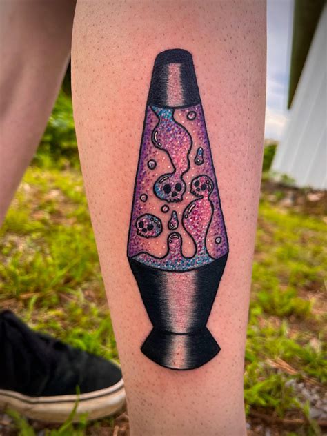 Glittery” Lava Lamp I Got To Tattoo A Few Months Ago 🖤 Rbodymods