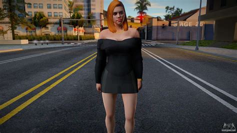 GTA Online Lucia Default Off The Shoulder Fitt For GTA San Andreas