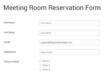 conference room booking form template word Meeting room reservation ...