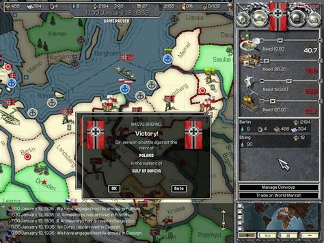 Galeria screenów z gry Europa Universalis II Wojna Światowa PC