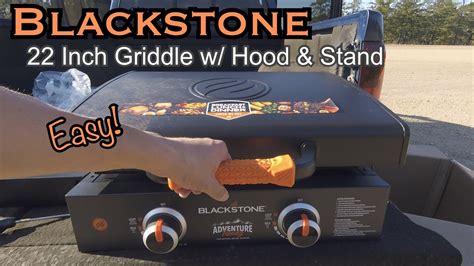 Unbox Assembly The Blackstone 22 Adventure Ready Griddle W Hood